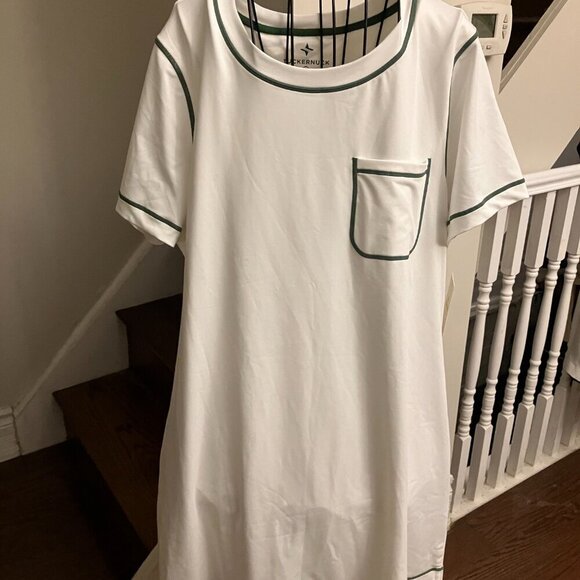 Tuckernuck White Dress with Piping - Picture 4 of 10